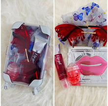 Load image into Gallery viewer, Red Mini Suitcase Lip Care Bundle
