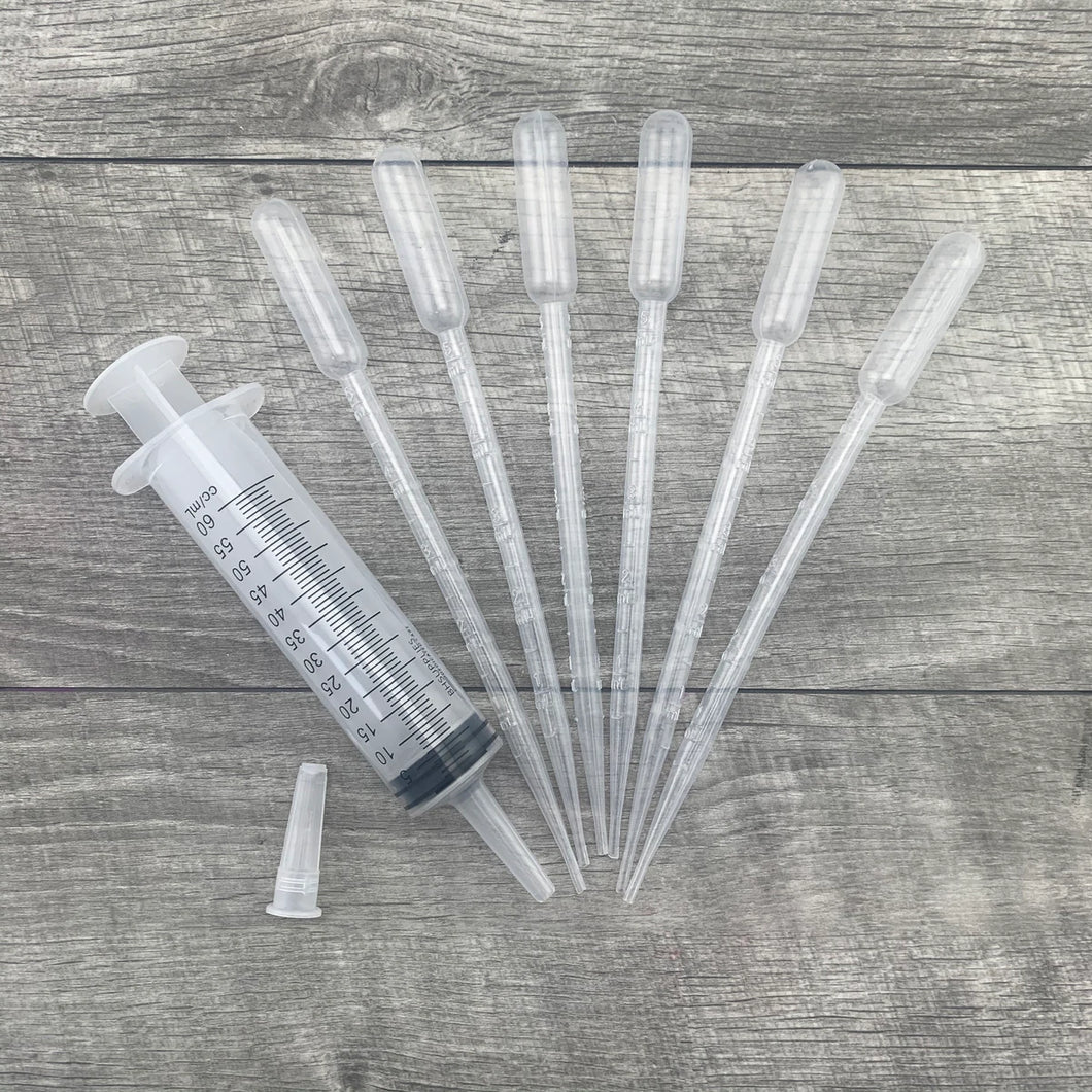 Lipgloss Syringe & Pipette Set